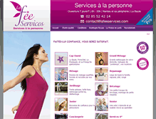 Tablet Screenshot of lafeeservices.com